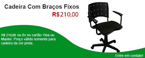 promo��o cadeira com bra�o -  moveis para Escrit�rio