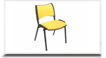 Cadeiras empilhveis para escritrio - Cadeira ISO revestida 