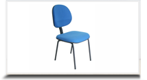 Cadeiras fixas para escritrio - Cadeira secretria executiva palito 