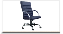 Cadeiras presidente para escritrio - Poltrona presidente gomada MD-616 