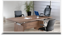 Mesas para reunies para escritrio - Mesa reunio Reflex tamburato
