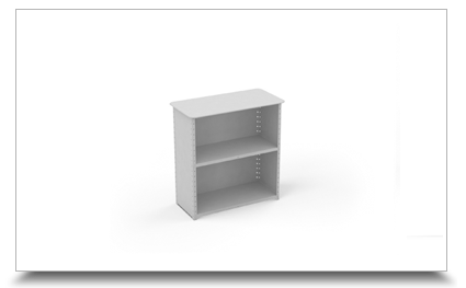 Balco em ao para escritrio - Balco Fechado Simples