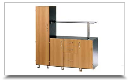 Armrio para Escritorio - Armrio Credenza composto