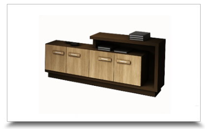Armrio para Escritorio - Armrio Linha Star Credenza Modelo 2