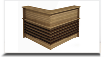 Balces para recepo para escritrio - Balco Linha Horizon l