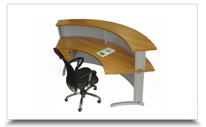 Balco Recepo  - Oramento Balco Linha Lobby Curvo