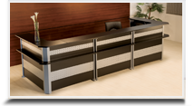 Balces para recepo para escritrio - Balco Linha Quadra Misto