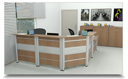 Balco para recepo girotec G